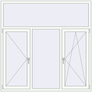 Acheter Fenêtres 1800x1800 mm REHAU Euro-Design 60