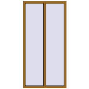 Buy Tilt-and-Turn 900x1800 mm REHAU BRILLANT DESIGN LIGHT_OAK two-sided