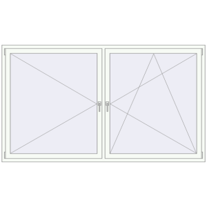 Buy Tilt-and-Turn 2430x1400 mm KORSA ENERGY-SAVING REHAU SYNEGO MD