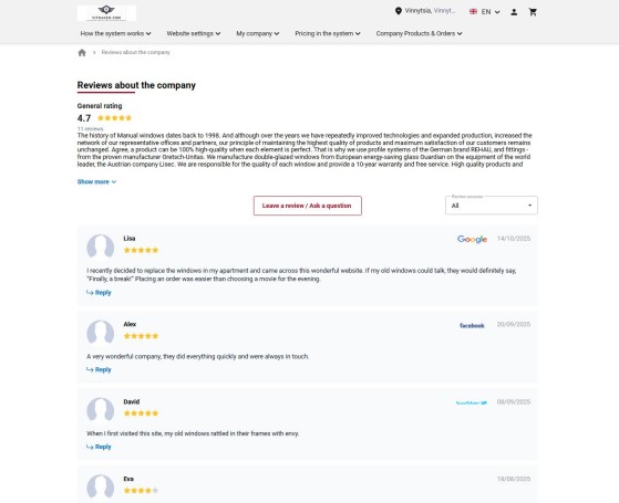 Вигляд сторінки