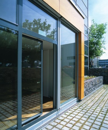 Aluminum doors