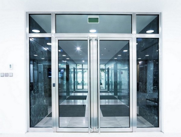 Aluminum doors