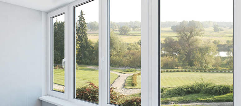 Fenster vierteilig