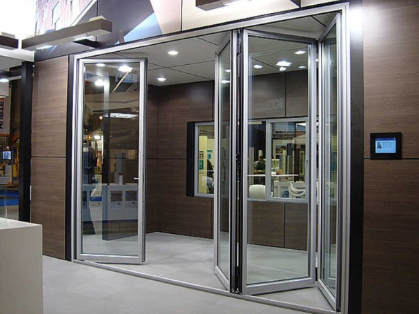 Interior aluminum doors