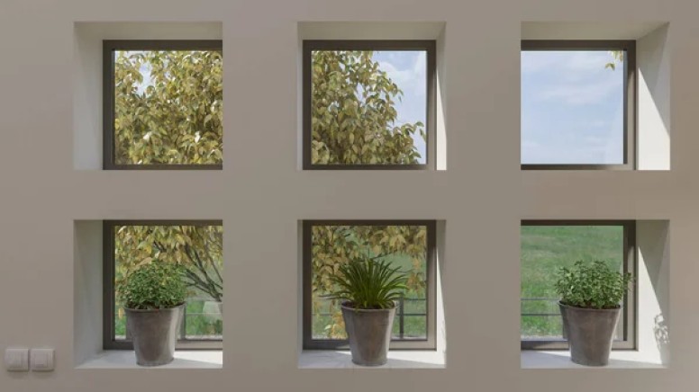 Aluminium Fenster Festverglasung