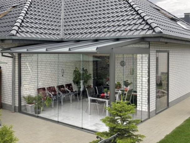 Glazing of the terrace