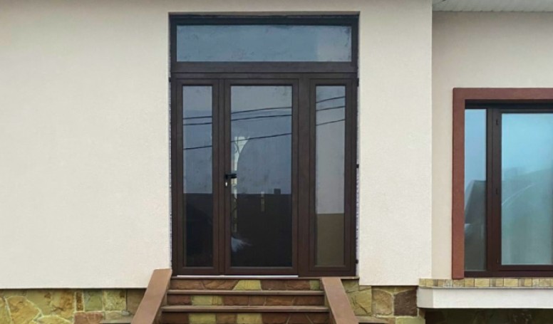 Aluminum doors