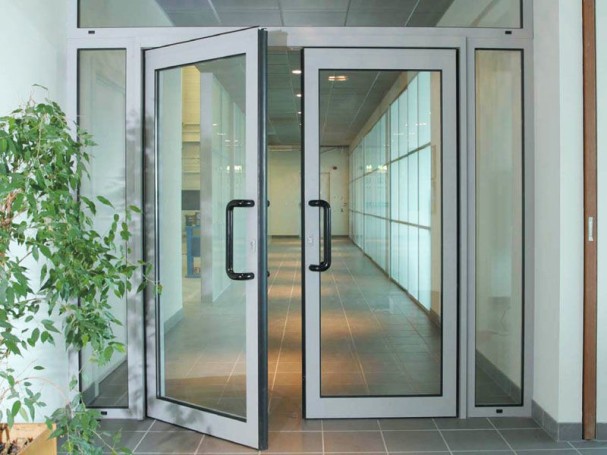 Aluminum doors