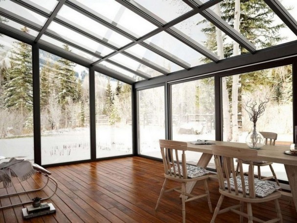 Glass terrace
