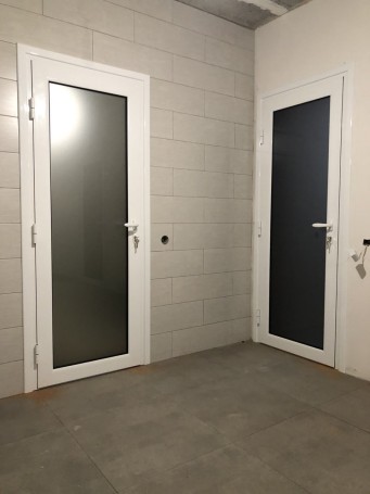 Aluminum doors