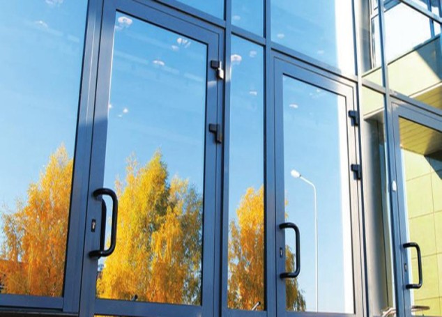 Aluminum doors