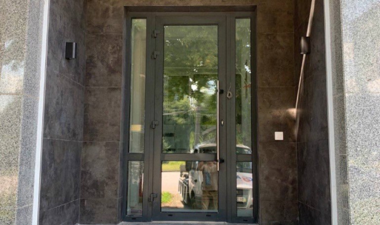 Einflügelige Kunststoff-Haustür
