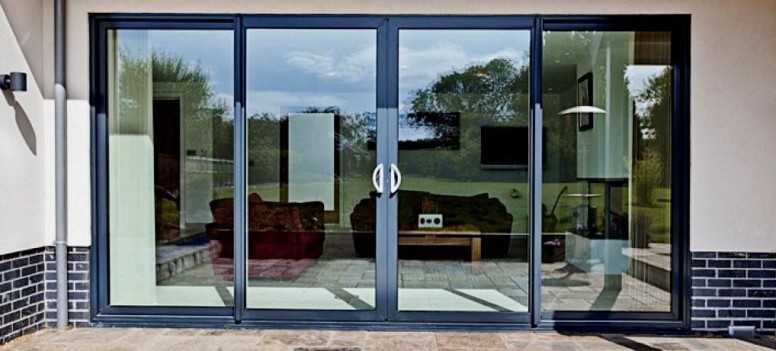 Aluminum doors