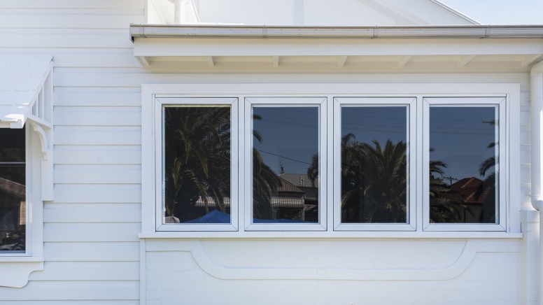 Fenster vierteilig