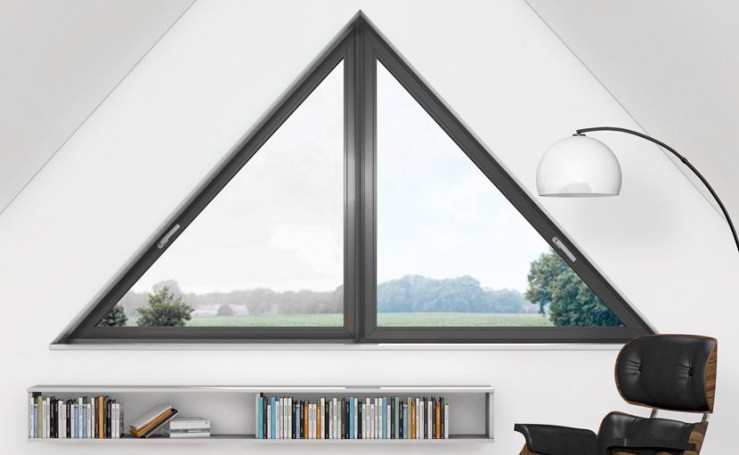 triangular windows