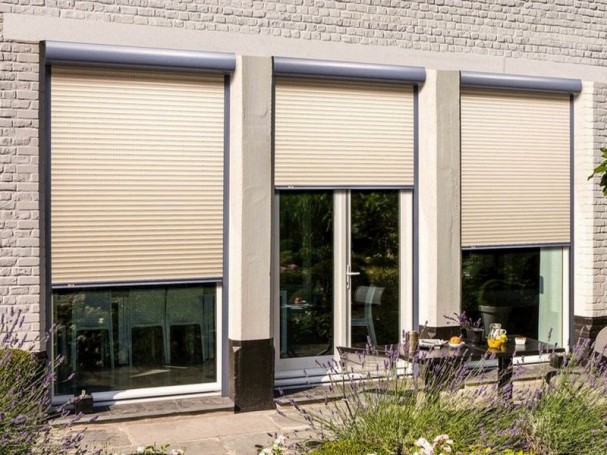 Anti burglary roller blinds