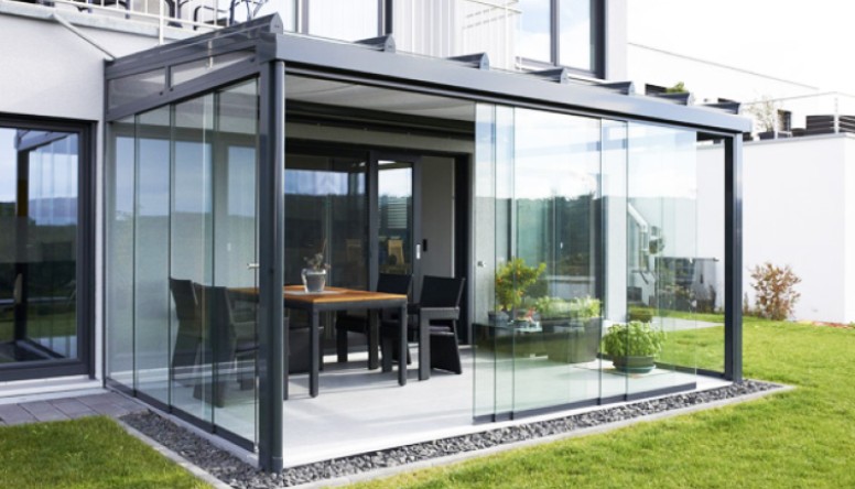 Glazing of the terrace