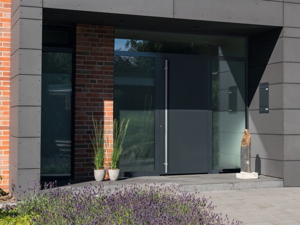 Aluminum doors