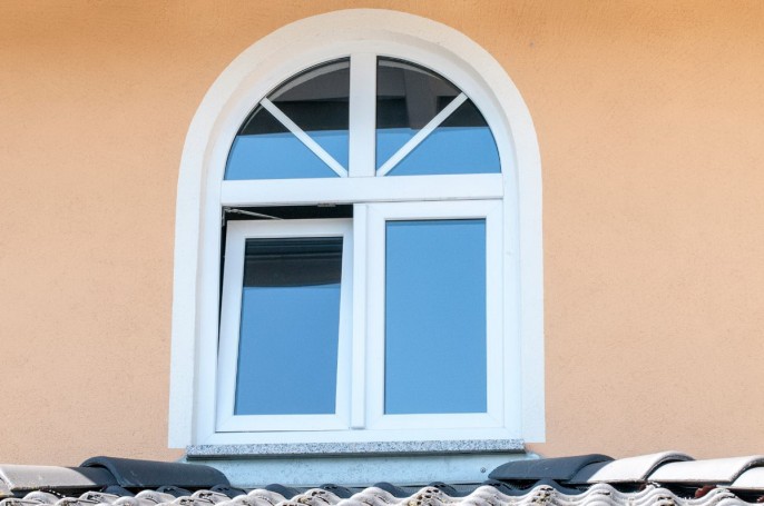 arched windows