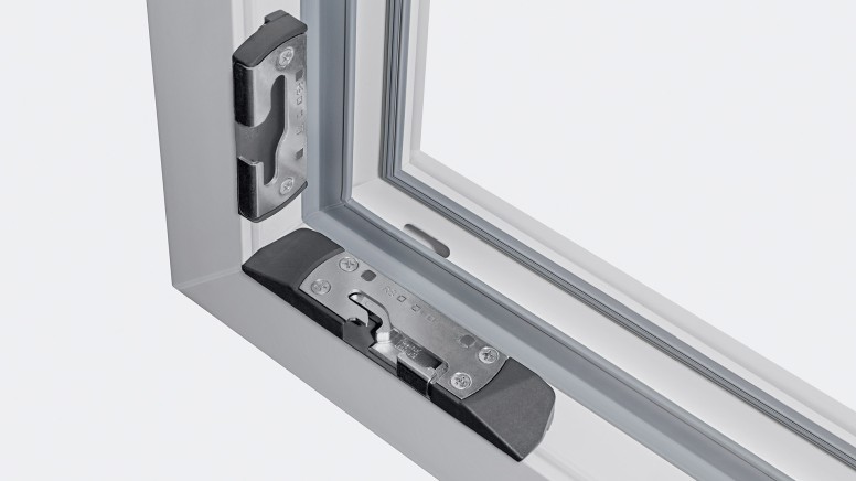 PVC window hardware