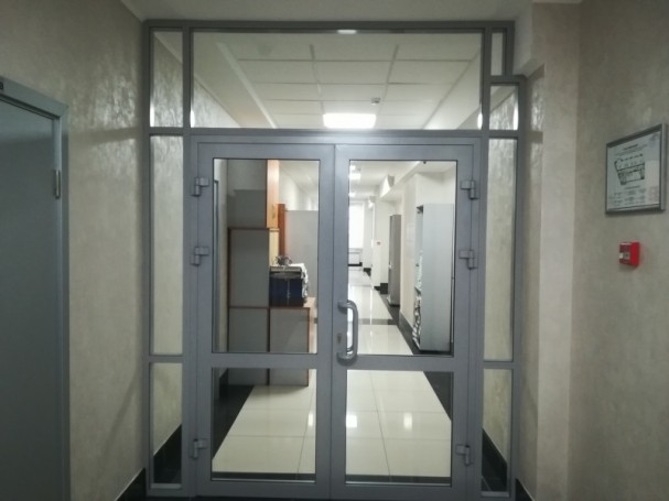 Interior aluminum doors