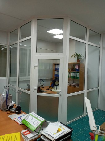 Plastic partitions uPVC