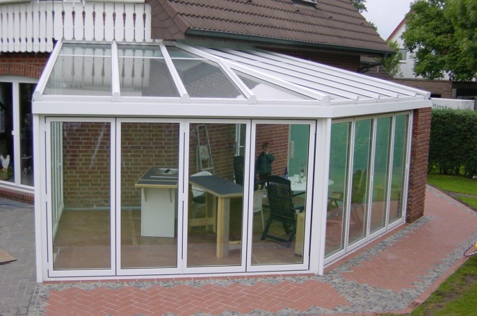 Glass terrace