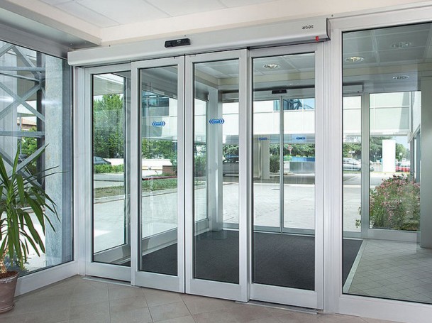 Aluminum doors