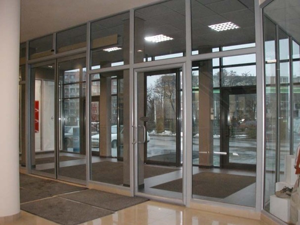 Aluminum doors