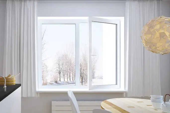 Energy-efficient windows in an apartment