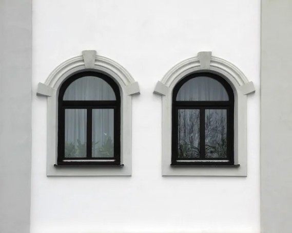 plastic arch windows