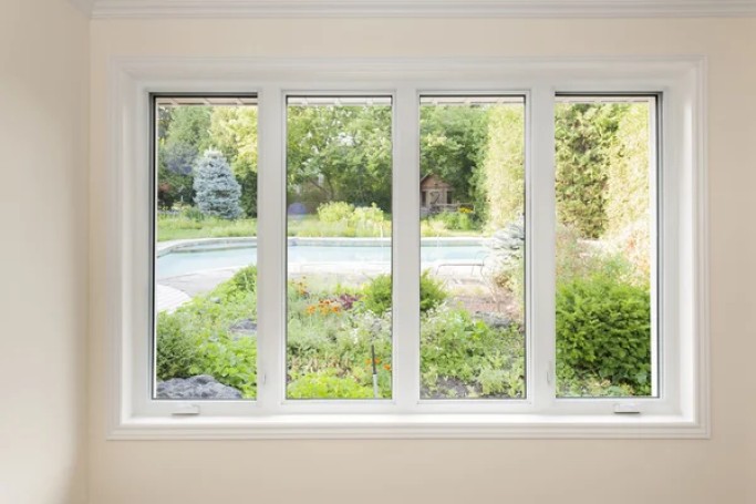 Fenster vierteilig
