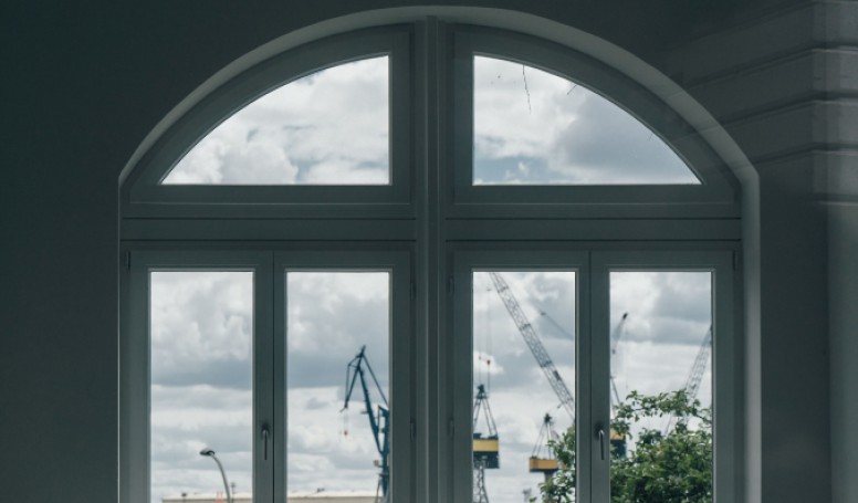 arched windows