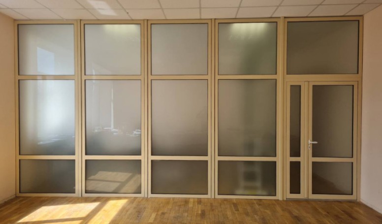Aluminum doors
