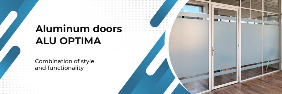 Aluminum doors ALU OPTIMA
