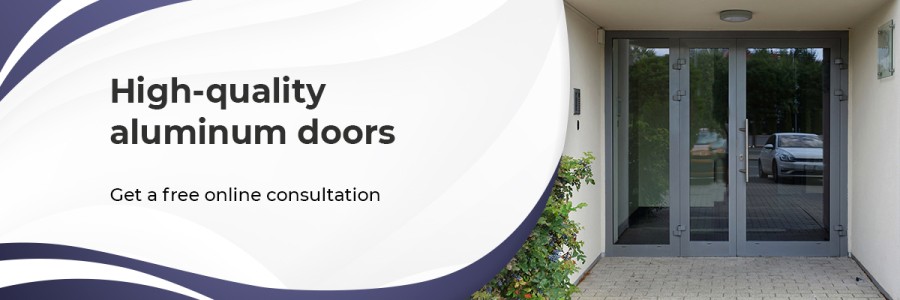 aluminum french doors