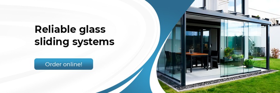 glass sliding door