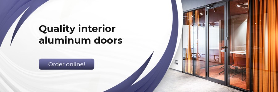 aluminium internal doors