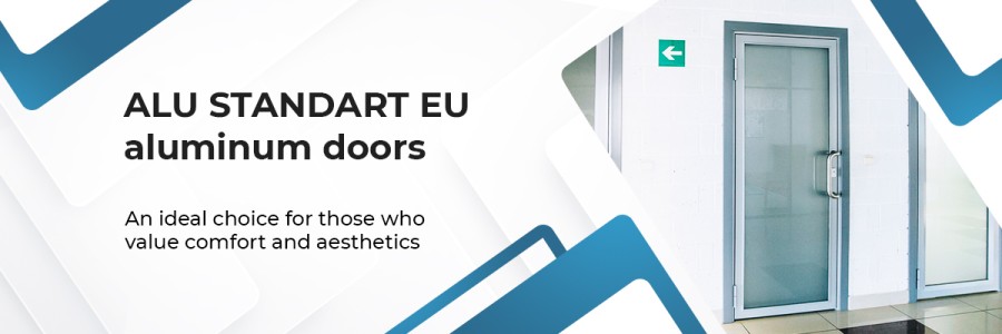 Aluminum doors ALU STANDART EU