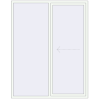 Pricing Sliding patio doors 1870x2350 mm REHAU SYNEGO SLIDE RAL 9016 Traffic white two-sided