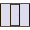 Pricing Sliding patio doors 2800x2200 mm PATIO DOOR REHAU SYNEGO BLACK_BROWN external
