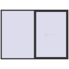 Pricing Sliding patio doors 3000x2200 mm PATIO DOOR REHAU BRILLANT DESIGN