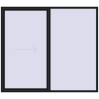Prețuri Uși glisante de terasă 2500x2200 mm PATIO DOOR REHAU EURO 60
