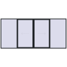 Pricing Sliding patio doors 4850x2200 mm PATIO DOOR REHAU SYNEGO BLACK_COOL_110L-2 two-sided