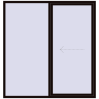 Pricing Sliding patio doors 2100x2200 mm PATIO DOOR REHAU BRILLANT DESIGN BLACK_BROWN two-sided