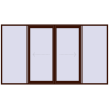 Pricing Sliding patio doors 3600x2000 mm PATIO DOOR REHAU BRILLANT DESIGN