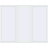 Pricing Sliding patio doors 2800x2200 mm PATIO DOOR REHAU SYNEGO RAL 9016 Traffic white two-sided