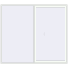 Pricing Sliding patio doors 2600x2300 mm REHAU GENEO HST RAL 9016 Traffic white two-sided