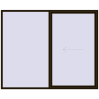 Pricing Sliding patio doors 2700x2200 mm PATIO DOOR REHAU BRILLANT DESIGN BLACK_BROWN external