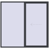Pricing Sliding patio doors 2400x2300 mm REHAU GENEO HST
